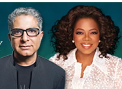 Deepak Chopra and Oprah